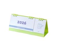 Agenda mensile portatile per 2026 da scrivania con blocco note e rilegatura a pettine per la pianificazione quotidiana dell'ufficio e della casa calendario da scrivania