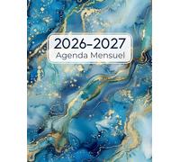 Agenda Mensuel 2026-2027: 2 ans Du 1 janvier 2026 jusqu'a le 31 Décember 2027