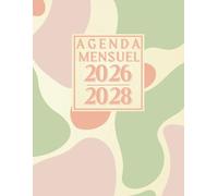 Agenda Mensuel 2026-2028 trois ans: Planificateur 36 Mois, Du 1 janvier 2026 jusqu'a le 31 Décember 2028