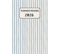 Agenda mensuel 2026: Organisez 2026 comme un pro avec ce planner mensuel simple et stylé, un mois sur double page