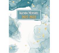 Agenda Mensuel 2027-2032 six ans: Planificateur 72 Mois, Du 1 janvier 2027 jusqu'a le 31 Décember 2032,|Théme: Simple |