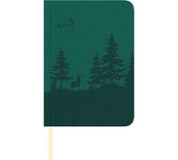 Agenda Mini-timer settimanale Forest 2027: Pianificatore settimanale con orario, area note, segnalibro e panoramica mensile, per lavoro, scuola e vita quotidiana