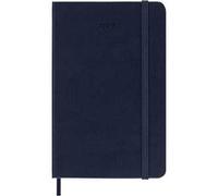 Moleskine Classic 12 Month 2027 Weekly Planner, copertina rigida, tasca (3,5" x 5,5"), blu zaffiro, 144 pagine