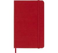Moleskine Agenda Settimanale 2027, Planner 12 Mesi Con Spazio Per Note, Copertina Rigida e Chiusura Elastica, Formato Pocket 9x14 cm, Colore Rosso Scarlatto