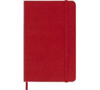 Moleskine Agenda Settimanale 2027, Planner 12 Mesi Con Spazio Per Note, Copertina Rigida e Chiusura Elastica, Formato Pocket 9x14 cm, Colore Rosso Scarlatto