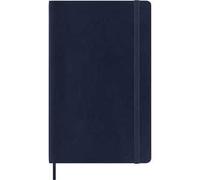 Moleskine Agenda Giornaliera 2027, Planner 12 Mesi Con Copertina Morbida e Chiusura Elastica, Formato Large 13x21 cm, Colore Blu Zaffiro