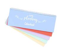 Agenda My Planning Colourbook 29x13cm Selezione Cartoleria Varzi dal 1956 Colori assortiti