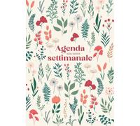 Agenda Non Datata Settimanale.: Organizzazione Planner Giornaliero. Agenda Layout Verticale. Formato 17x24