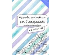 Agenda operativa dell'insegnante 2025/2026 - versione giornaliera BIANCO e NERO: Il supporto indispensabile per il lavoro quotidiano dei docenti