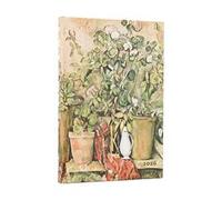 Agenda 12 mesi 2026 Paperblanks "Vasi di terracotta e fiori, Cezanne" mini