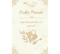 Agenda password elegante: -Organizer per password,codici e note personali: Codex privato - Design raffinato per custodire in modo sicuro i tuoi dati