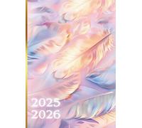Agenda Pastel: Une Page par Jour | Pour enfant, adolescents, étudiants | Ecole, Collège, Lycée, Université | Organisateur Journalier 2025 2026 pour ... rose bleu | Kawaii Aesthetic Coquette Cute