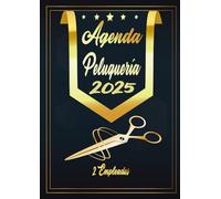 Agenda peluqueria 2026: Planificador diario 1 página por día para peluqueros, barberías y esteticistas. Horario de 8:00 a 21:00, con intervalos de 15, 30 y 45 minutos. 2 empleados. Formato A4.