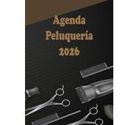Agenda Peluquería 2026: Planificador diario A4 para peluqueros, barberos y esteticistas, de 8:00 a 21:00 h, con intervalos de 15, 30 y 45 minutos, para 1 empleado