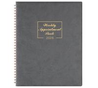 Agenda per appuntamenti 2025-2026, da luglio 2025 a giugno 2026, con orari, agenda degli appuntamenti 2025-2026, formato A4, visualizzazione settimanale in 15 minuti, 21,8 x 29 cm, copertina in