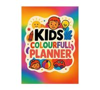 Agenda per bambini, diario di registrazione per bambini con programma | Agenda per bambini, diario di registrazione con programma interattivo a colori, soluzione educativa, perfetta per la scuola