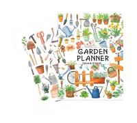 Agenda per il giardinaggio, libro di 12 mesi sull'orto, tracker per la cura delle piante, quaderno per la pianificazione del giardinaggio per agricoltori, uomini, donne, appassionati, serra, famiglia
