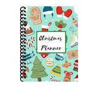 Agenda per la lista di Natale, con scritta in lingua inglese "Every Steps To Organize The Holidays" (lingua italiana non garantita)