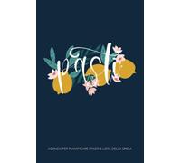 Agenda per pianificare i pasti e lista della spesa