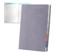 Agenda per Pianificazione,Agenda 2026 Giornaliera per Lavoro e Attività | A5 Giornaliera 12 Mesi per Viaggio Studio Fitness Ufficio con Note