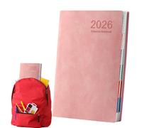 Agenda per Pianificazione - Agenda 2026 Per Lavoro E Attività Taccuino, A5 Giornaliera 12 Mesi per Viaggio Studio Fitness Ufficio con Note