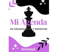 Agenda Planificador Semanal - Organización y Bienestar: Diseña tu semana, equilibra tu vida (Morado)