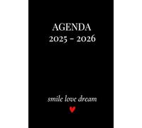 AGENDA: Planificateur hebdomadaire pour étudiants | Organisateur scolaire pour collège et lycée | 1 semaine sur 2 pages | Planning simple pour les devoirs et l'emploi du temps