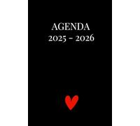 AGENDA: Planificateur semainier pour étudiants | Organisateur hebdomadaire scolaire pour collège et lycée | 1 semaine sur 2 pages | Planning simple pour les devoirs et l'emploi du temps