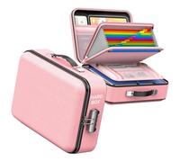 Agenda portadocumenti chiusa, ignifuga, impermeabile, con divisori multipli, piano ergonomico, articoli importanti, scatola portadocumenti ergonomica ignifuga, con scomparti multipli, per ufficio e