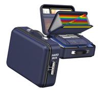 Agenda portadocumenti chiusa, ignifuga, impermeabile, con divisori multipli, piano ergonomico, articoli importanti, scatola portadocumenti ergonomica ignifuga, con scomparti multipli, per ufficio e