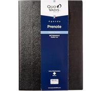 Agenda PRENOTE compatibile con Quo Vadis - Anno 2026 Colore Nero Formato 21x29,7 cm Settimanale 13 Mesi - Lingua italiana con RUBRICA TELEFONICA, penna a scatto e segnalibro