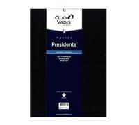 Agenda PRESIDENTE compatibile con Quo Vadis - Anno 2026 Colore Nero Formato 21x27cm Settimanale 13 Mesi - Lingua italiana + penna a scatto e segnalibro