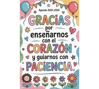 Agenda profesora 2025 2026: regalos fin de curso alumnos maestra infantil