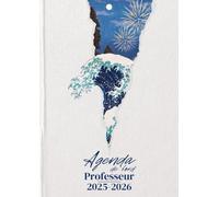 Agenda Professeur | 1 semaine sur 2 pages | Format A4 | Carnet de Bord et Agenda Enseignant Complet | Semainier | Planification + Relevés de Notes + ... La grande vague de Kanagawa d'Hokusai
