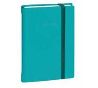 Quo Vadis 1282396Q Diario Scolastico EUROTEXTAGENDA Multilingua Anno 2024-2025 Colore Turchese Formato 12x17cm Giornaliera 12 Mesi Agosto-Luglio Carta Bianca Copertina Rigida Silk con Elastico