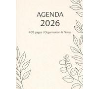 Agenda quotidien 2026: Planificateur pour organisation, projets et notes