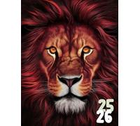 Agenda Scolaire 2025 2026 Animaux: Couverture Lion Magique pour Garçon et Fille, Organiseur Scolaire 11 Mois de (Septembre 2025/Juillet 2026) pour ... - Planificateur Journalier 1 Jour Par Page