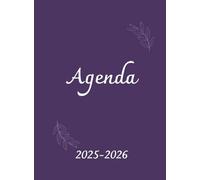 Agenda scolaire 2025-2026 avec suivi émotionnel- Violet: Parfait pour mieux gérer son stress et ses objectifs