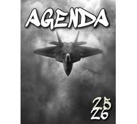 Agenda Scolaire 2025 2026 Avion: Couverture Souple Avion de Chasse, Organiseur Scolaire 11 Mois de (Septembre 2025/Juillet 2026) pour Étudiants ... - Planificateur Journalier 1 Jour Par Page