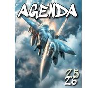 Agenda Scolaire 2025 2026 Avion: Couverture Souple Avion de Chasse, Organiseur Scolaire 11 Mois de (Septembre 2025/Juillet 2026) pour Étudiants ... - Planificateur Journalier 1 Jour Par Page