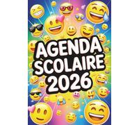 Agenda Scolaire 2025-2026: Bi-journalier | Format A5 | Pour Élèves du Primaire au Lycée | En français