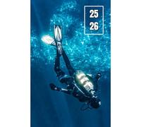 Agenda scolaire 2025 - 2026 : cahier de texte et de devoirs pour étudiants, élèves de primaire, collège et lycée - Couverture plongée sous-marine