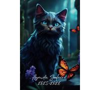 AGENDA SCOLAIRE 2025-2026 CHAT: Pour les amoureux des animaux, chatons | 219 pages : 2 jours par page avec citations motivantes