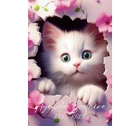 AGENDA SCOLAIRE 2025-2026 CHAT: Pour les amoureux des animaux, chatons | 219 pages : 2 jours par page avec citations motivantes
