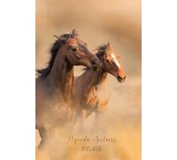 AGENDA SCOLAIRE 2025-2026 CHEVAL: Pour les passionnés de chevaux - Planificateur Journalier de aout à juillet | Collège, Lycée pour Fille et Garçon | Format a5