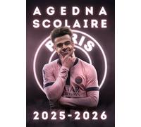 Agenda Scolaire 2025 2026: De Septembre à Août - En Route Vers la Gloire - Organisateur Scolaire pour Garçons et Filles - Primaire, Collège, Lycée - Thème Football