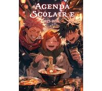 Agenda Scolaire 2025 2026: De Septembre à Août - Maîtrise l’Énergie Maudite de ton Année - Organisateur Scolaire pour Garçons et Filles - Primaire, Collège, Lycée - Thème manga