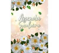 Agenda Scolaire 2025-2026: Fleur Marguerite Blanche | Organiseur pour fille - Planificateur Journalier 1 Jour Par Page | Français