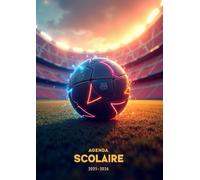 Agenda Scolaire 2025-2026: Football | Journalier Élèves Primaire Collège Lycée 12x17 cm | 262 pages | Septembre 2025 à Juillet 2026 | 1 Jour = 1 Page | Pour une année organisée comme un pro