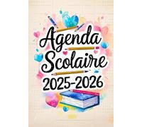 Agenda Scolaire 2025-2026 Français: Planificateur scolaire annuel conçu pour aider les élèves à gérer leur temps, suivre leurs objectifs et réussir chaque jour de l’année scolaire.